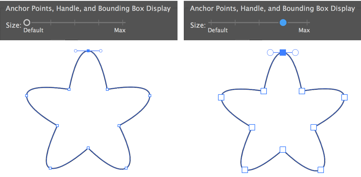 Anchor Points Handles and Bounding