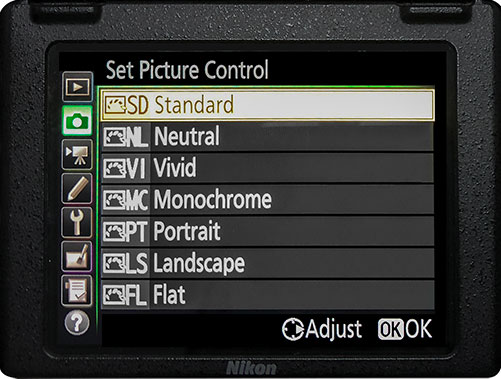 Camera Picture Control s